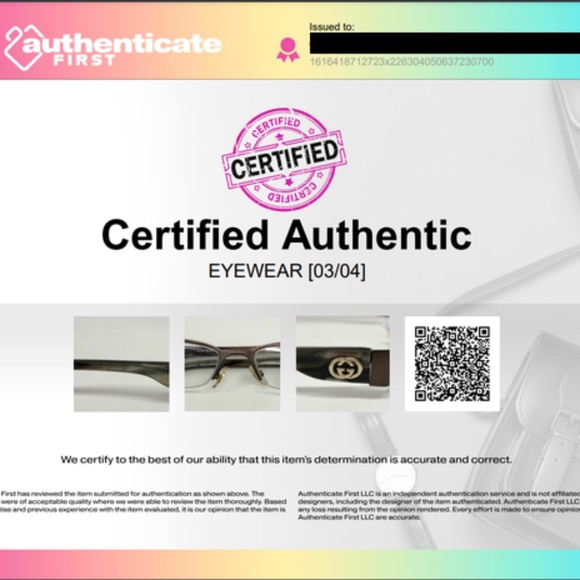 Gucci Brown Half Rim Eyeglasses 2859 Italy /COA - Picture 10 of 11